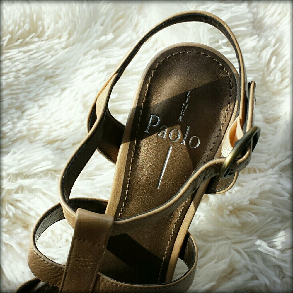 {Paolo} NIB Nude Killer Strappy Heels - Picture 7 of 8
